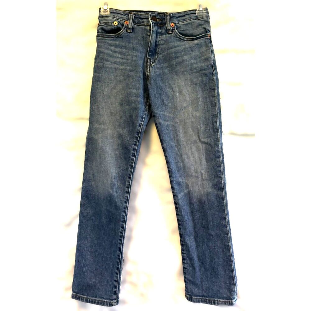 Polo Ralph Lauren Boys Adjustable Waist Jeans Straight Fit Denim Classic Sz 8